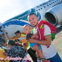 Gadiel's First Time to Fly at Cebu Pacific